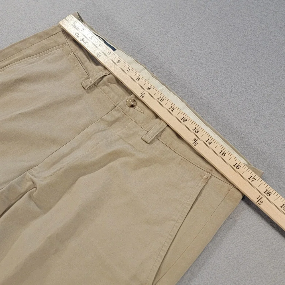 Polo Ralph Lauren Preston Pant Khaki Cuffed Chino Pants Tan Men's 32x28 Cotton